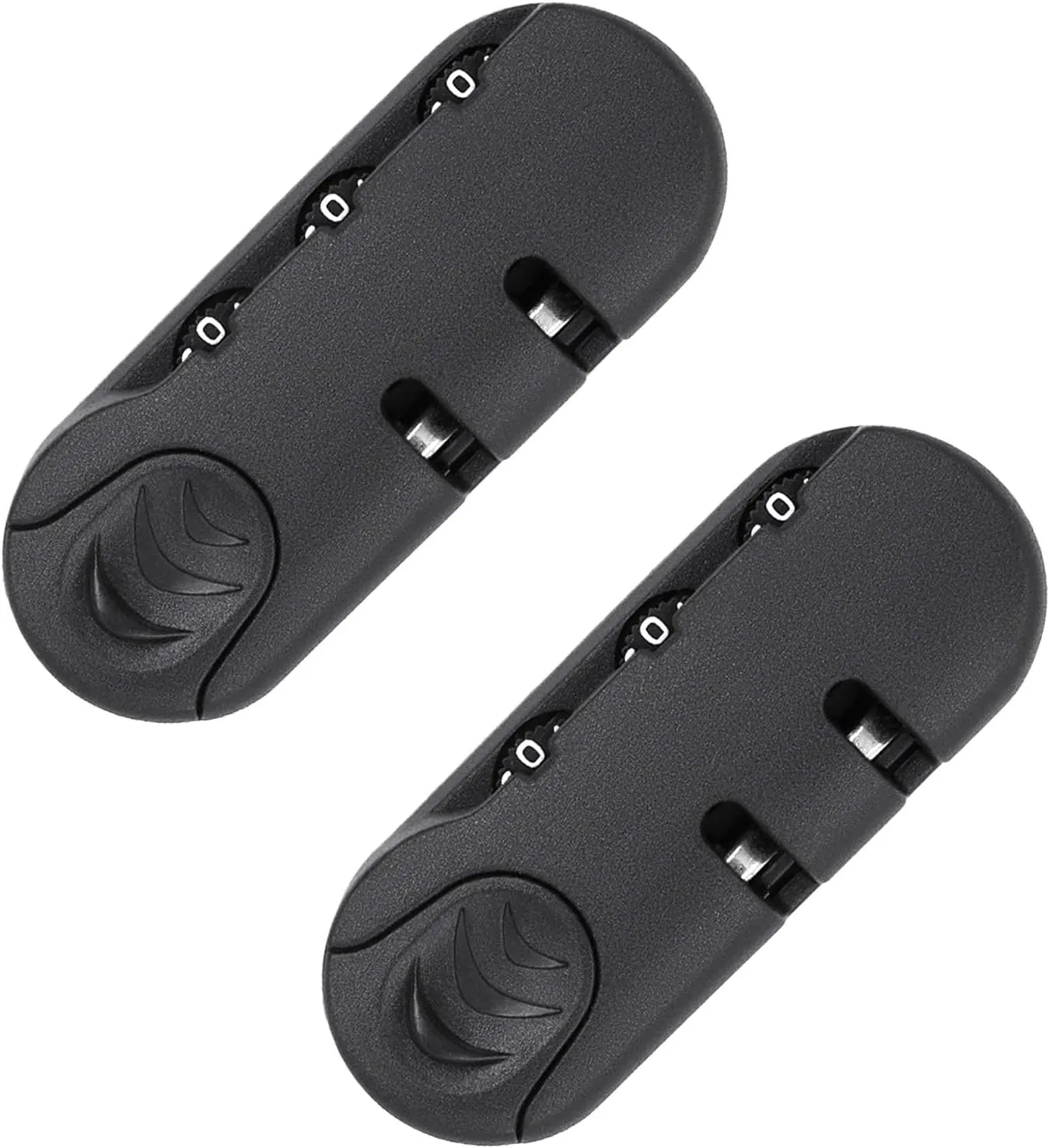 2pcs/Set Travel Luggage Lock, 3 Digits Suitcase Password Security Lock Cerradura Maleta Luggage Password Lock Luggage Bag Travel Security Code Lock with 4 Screw for Suitcases, Travel Cases, Tool Boxe