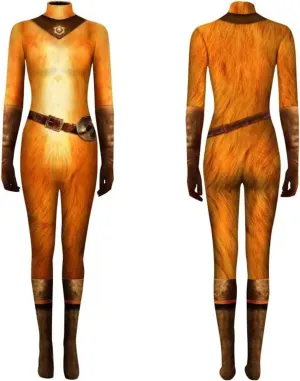 Adult Kids Puss Costume Cat in Boots Cosplay Bodysuit Onesie Unisex Puss Jumpsuit Cloak Halloween Outfits