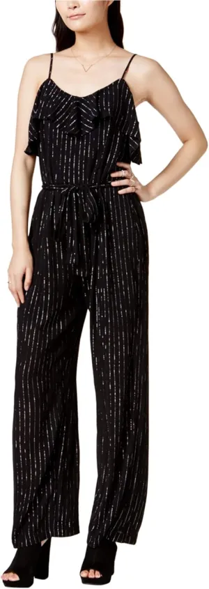 Bar Iii Womens Woven Striped Jumpsuit