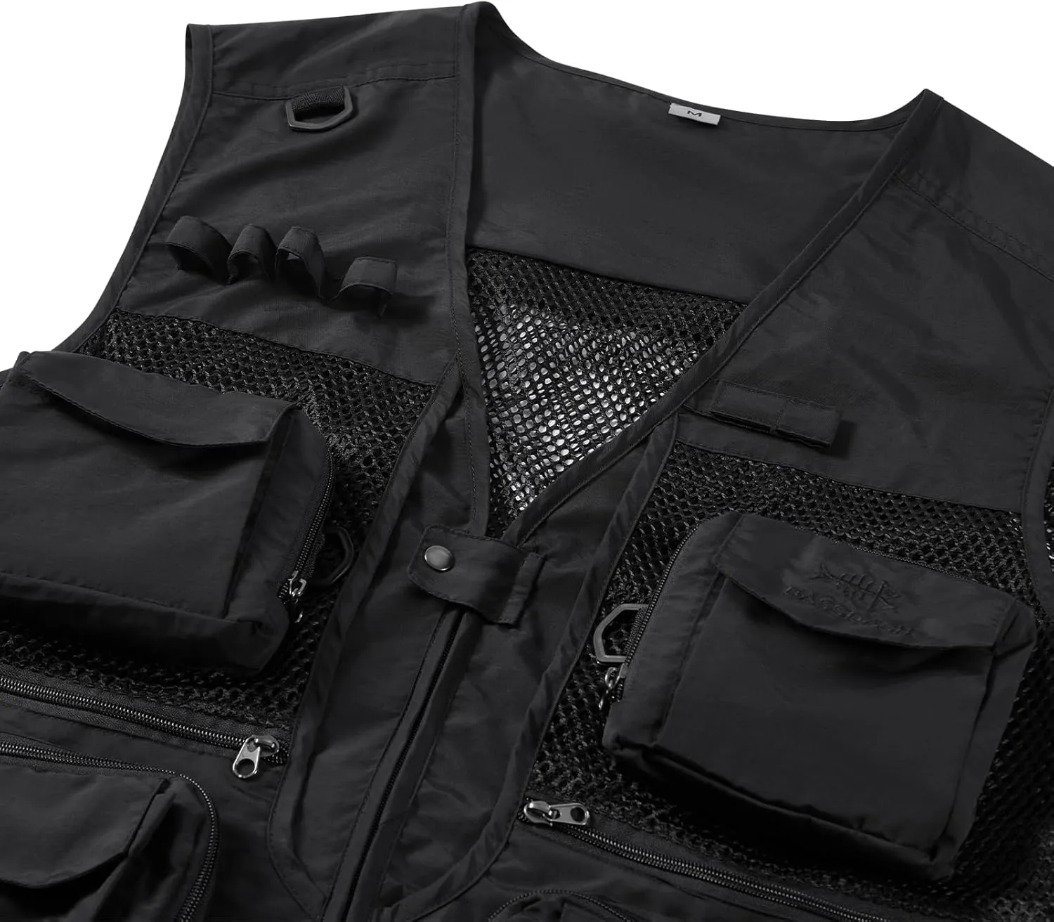 BASSDASH Men's Women's Utility Fishing Cargo Vest Outdoor Safari Photography Work Vest with Multi Pockets Mesh Back FV14