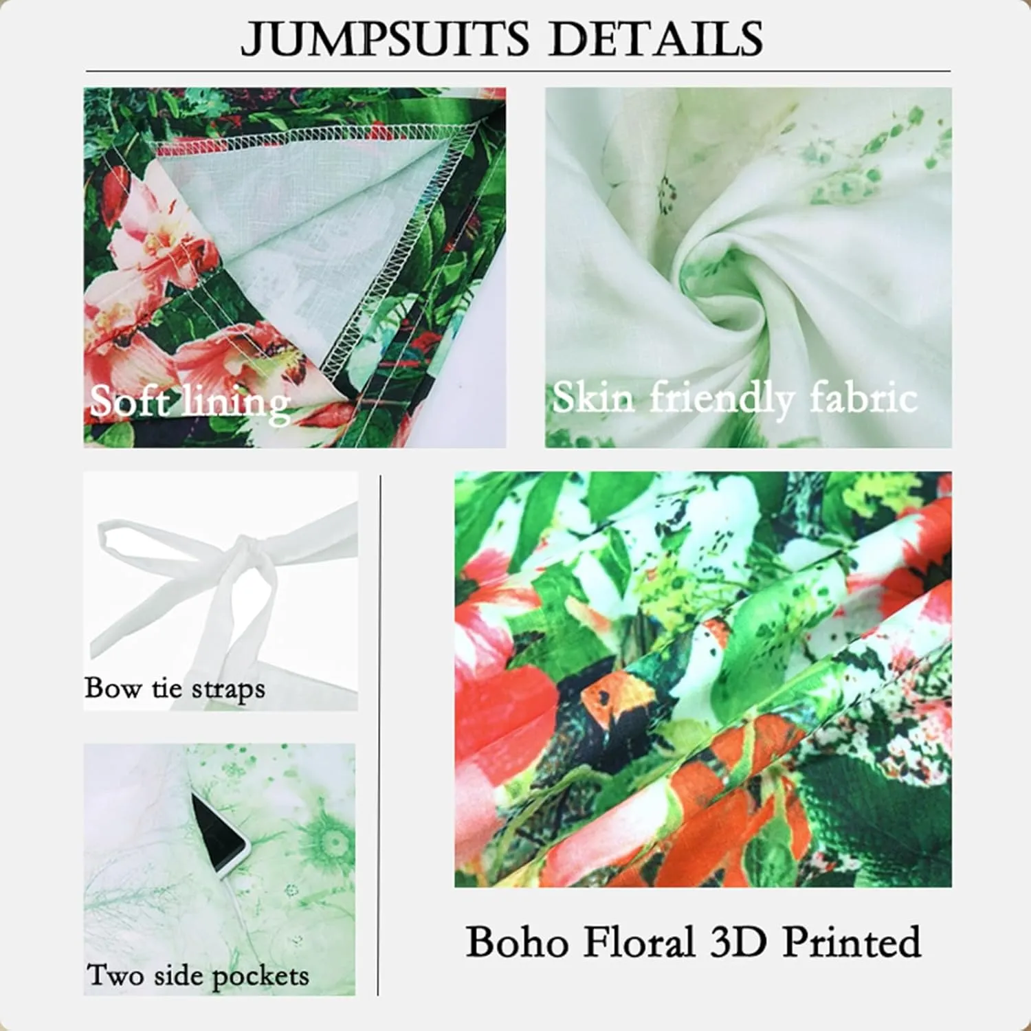 Bengbobar Women One Piece Jumpsuit Mesh Casual Outfits Oil Painting 3D Print Sleeveless High Waist Wide Leg Overalls Women
