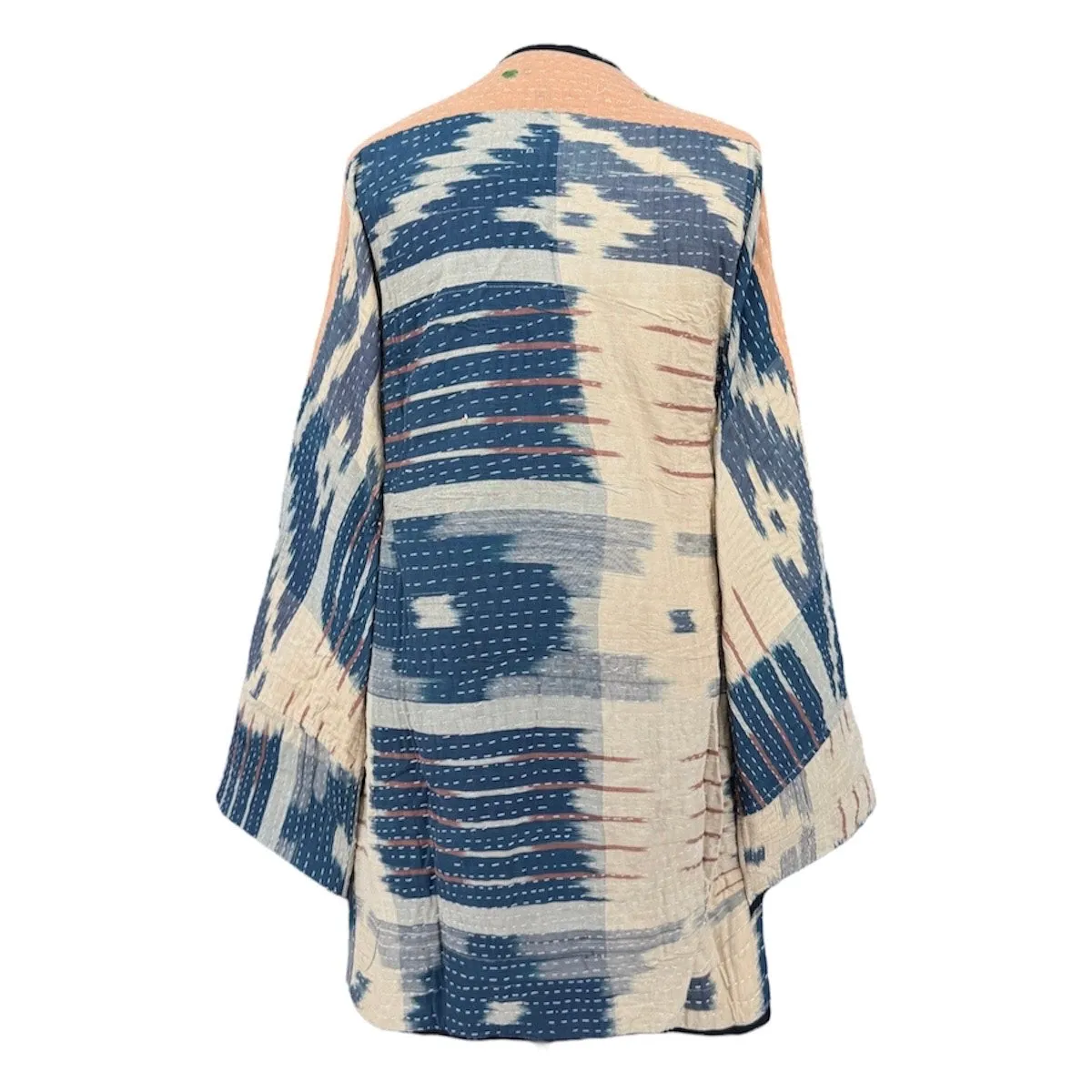 Besant Kantha Quilted Cotton Jacket Reversible