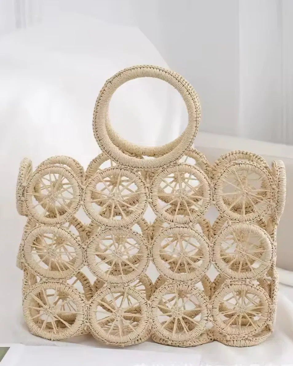 Boho Straw Bag