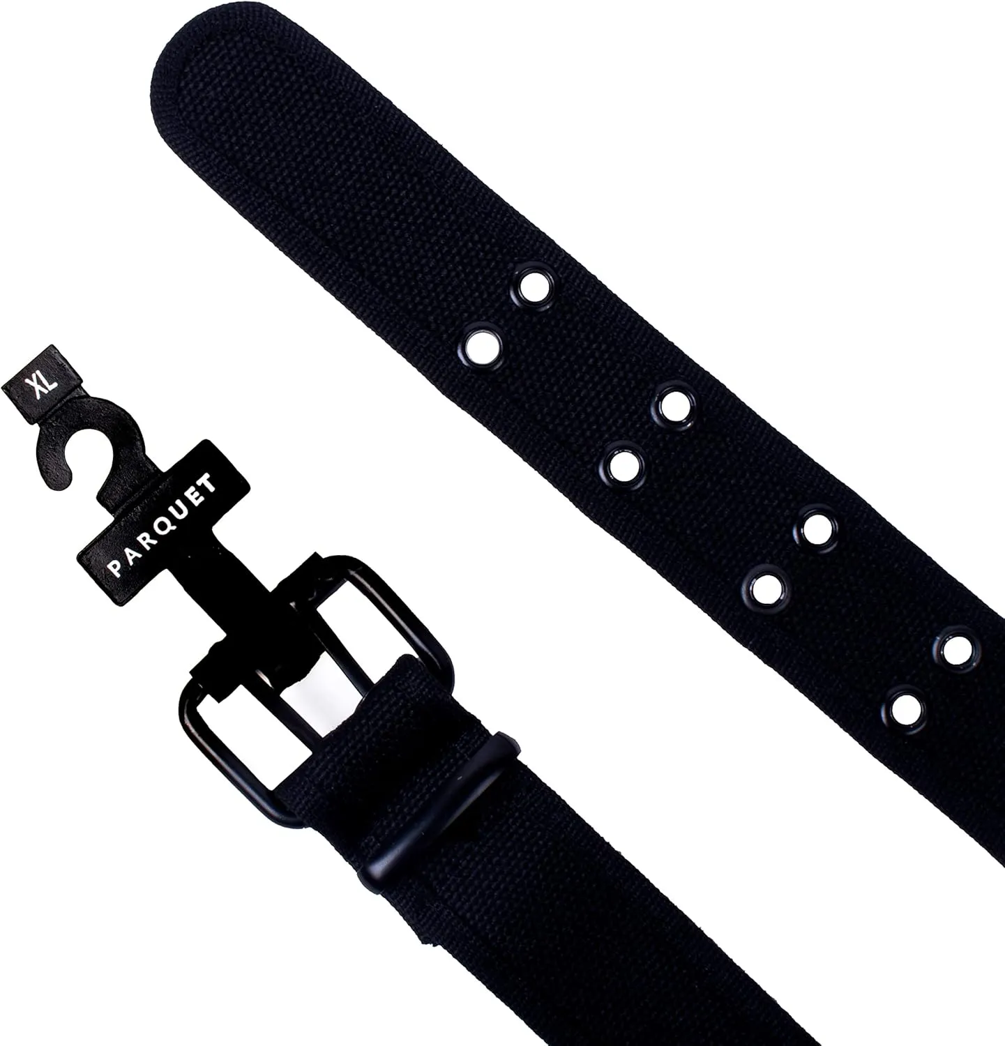 Boxed Gifts Parquet Casual Canvas Belt - Double Hole, Double Grommets for Men & Women
