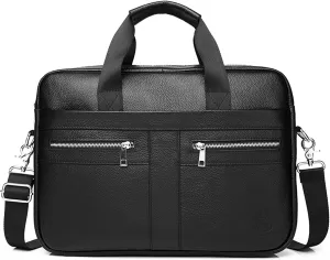 Briefcases Messenger Bags Laptop Bag Men Leather Briefcase Business Handbag LaptopMessenger Bag Retro Fashion Crossbody Bag