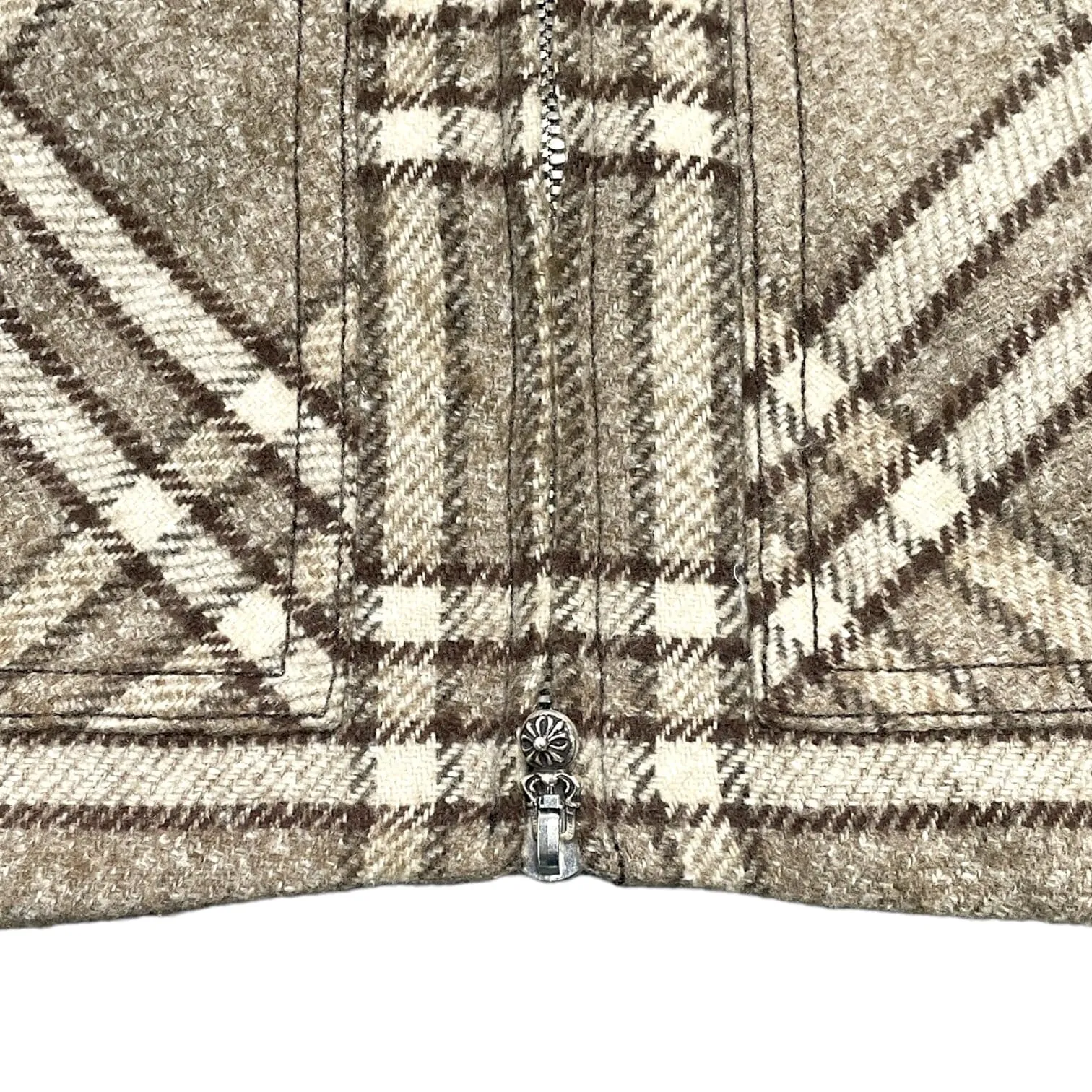 Chrome Hearts Sherpa Flannel Brown