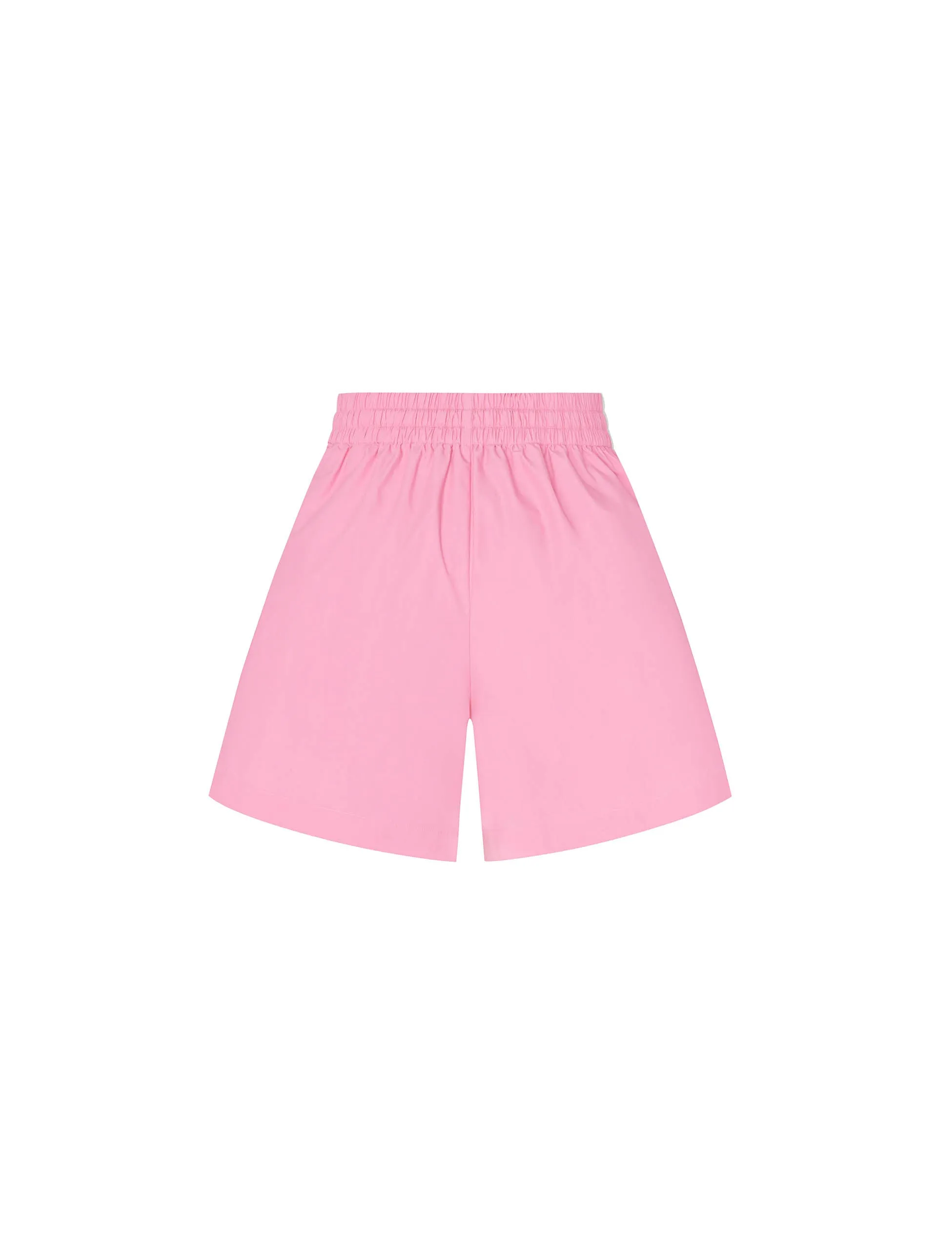 Contrast Trim Drawstring Shorts