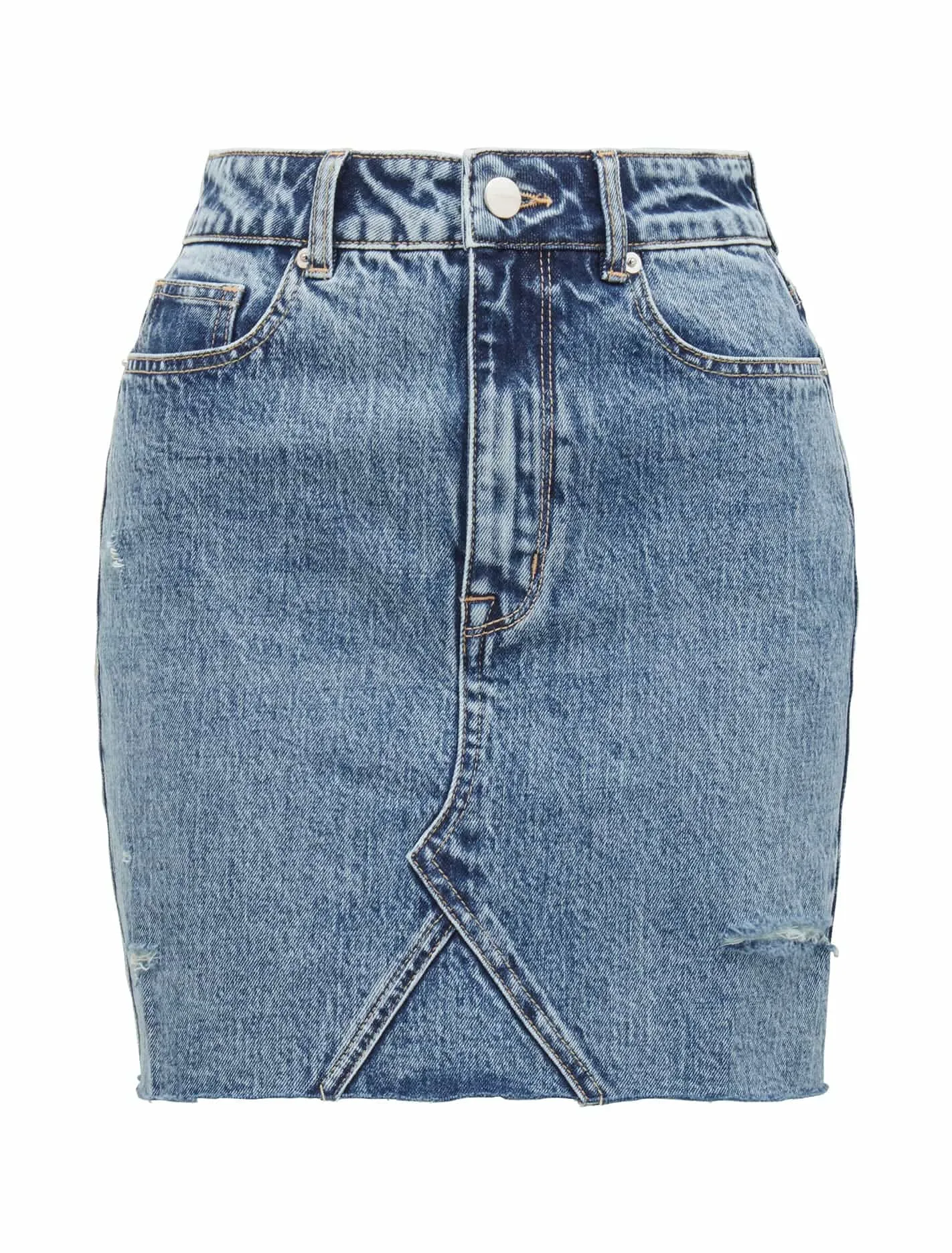 Courtney Vintage Denim Mini Skirt