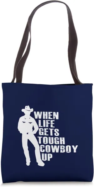 Cowboy Boots Western Rodeo Country Saddle Horse Riding Tote Bag