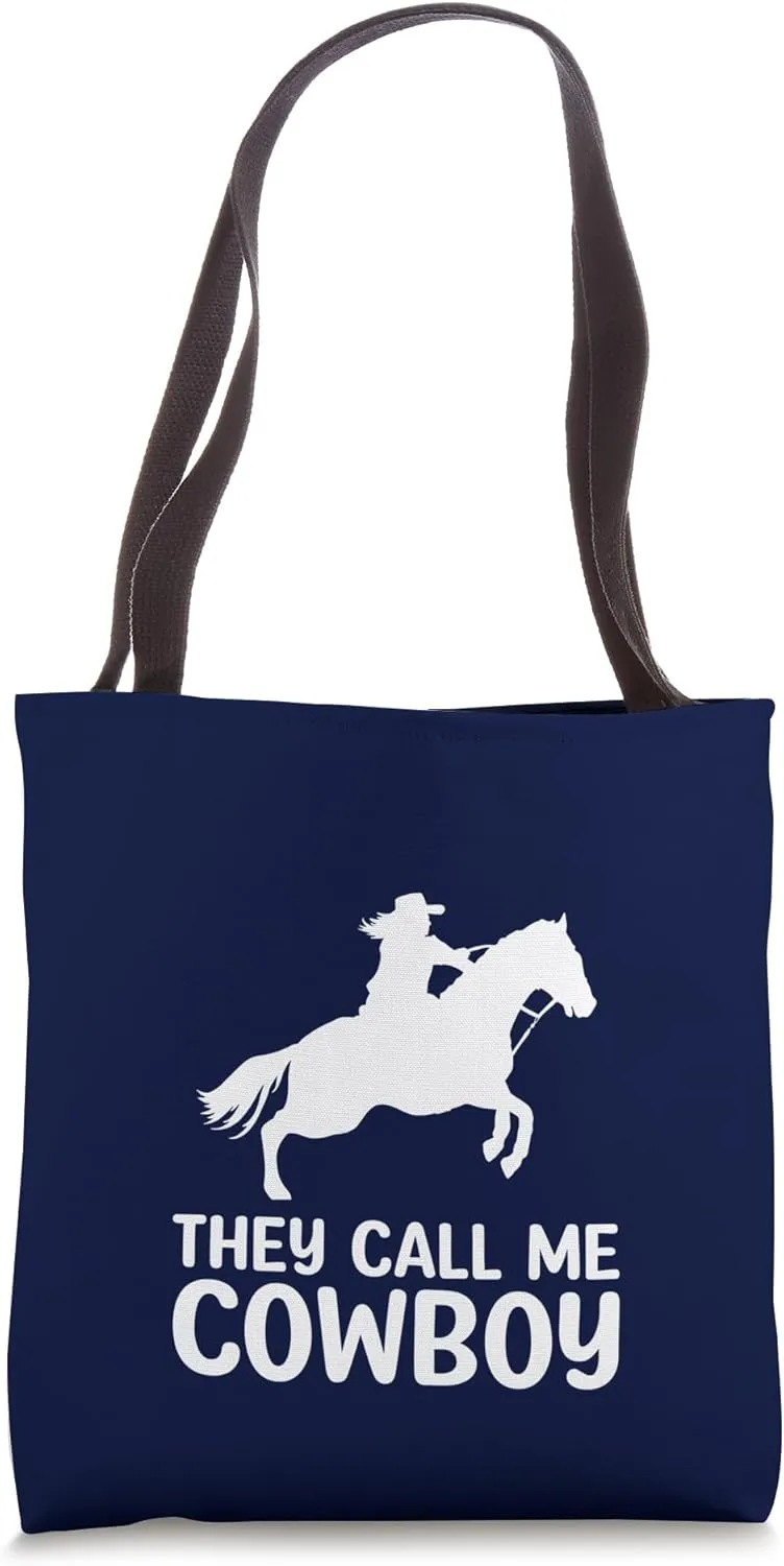 Cowboy Boots Western Rodeo Country Saddle Horse Riding Tote Bag