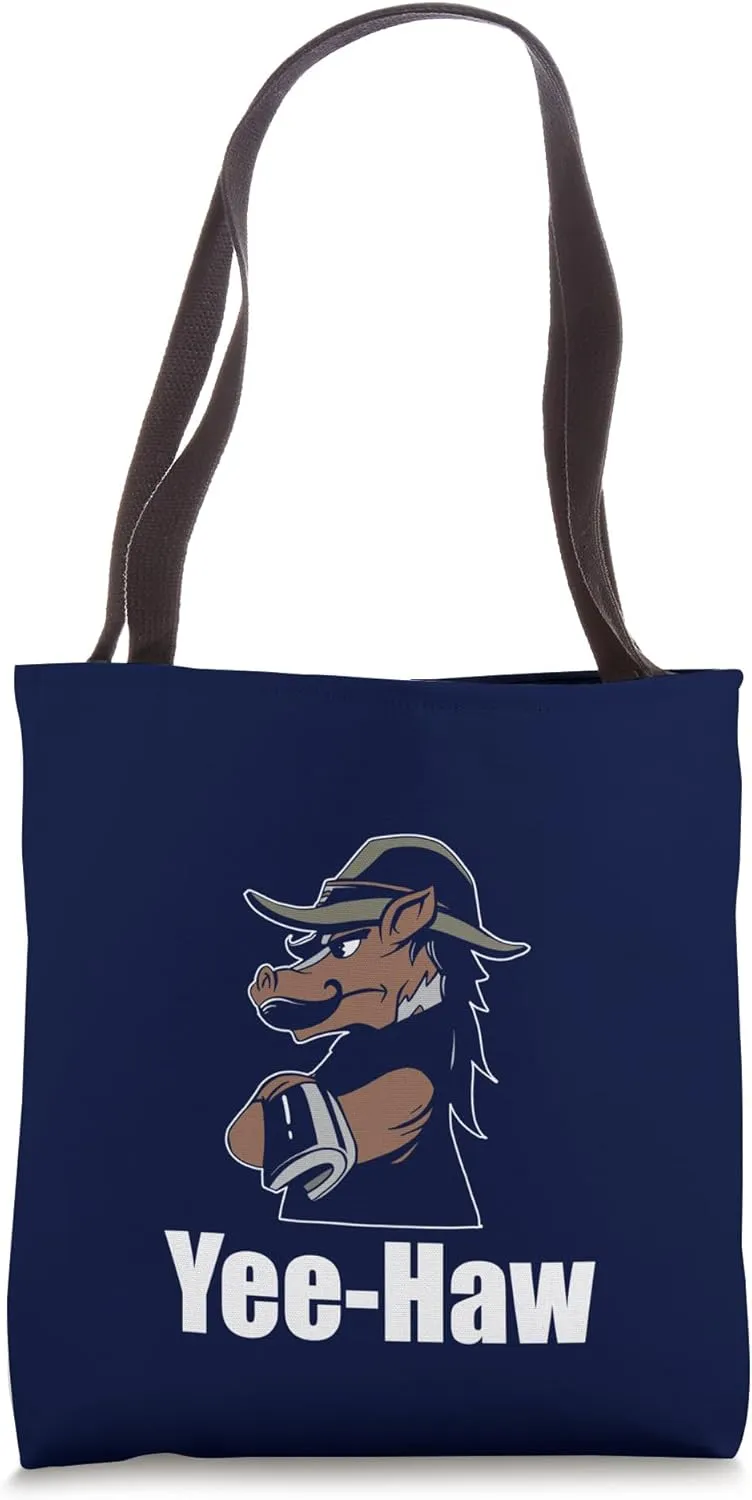 Cowboy Boots Western Rodeo Country Saddle Horse Riding Tote Bag