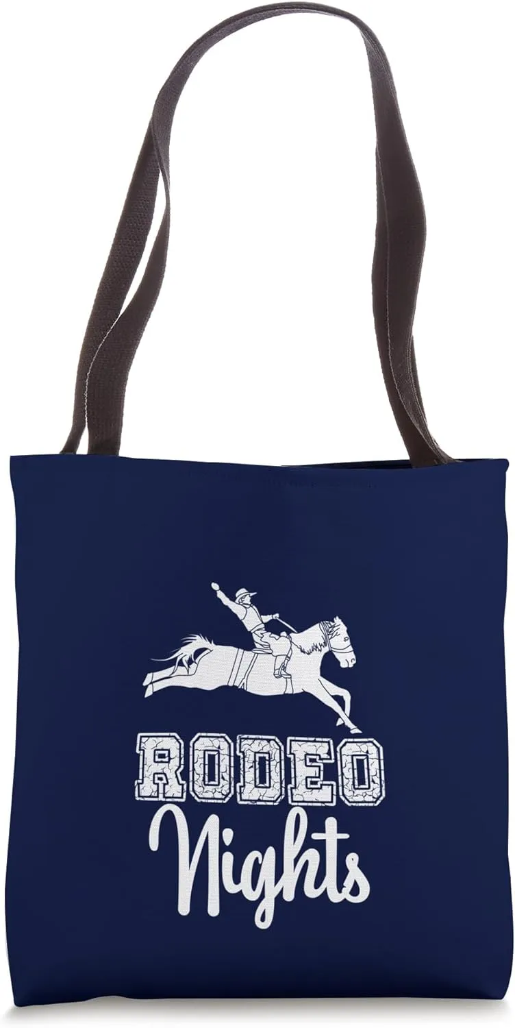 Cowboy Boots Western Rodeo Country Saddle Horse Riding Tote Bag