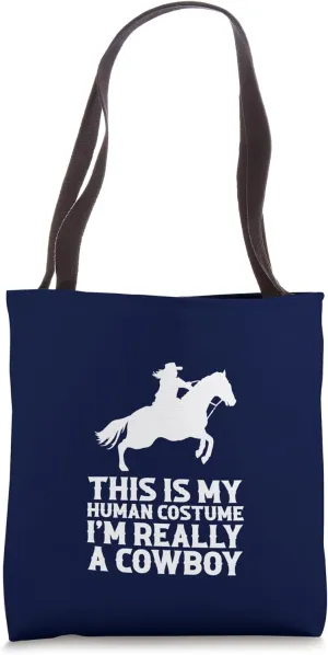 Cowboy Boots Western Rodeo Country Saddle Horse Riding Tote Bag
