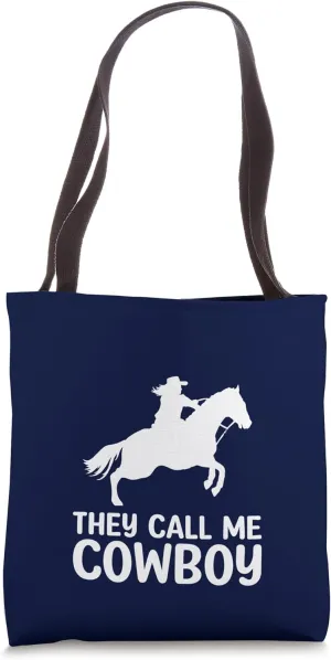Cowboy Boots Western Rodeo Country Saddle Horse Riding Tote Bag