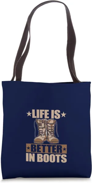 Cowboy Boots Western Rodeo Country Saddle Horse Riding Tote Bag