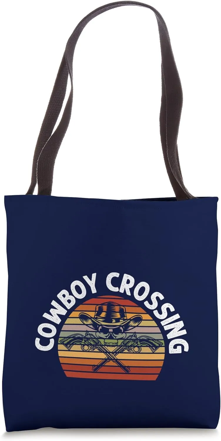 Cowboy Boots Western Rodeo Country Saddle Horse Riding Tote Bag