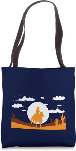 Cowboy Boots Western Rodeo Country Saddle Horse Riding Tote Bag