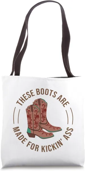 Cowboycore Kickin Ass Save A Horse Ride A Cowboy Saddle Up Tote Bag
