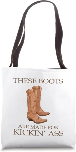 Cowboycore Kickin Ass Save A Horse Ride A Cowboy Saddle Up Tote Bag