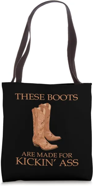 Cowboycore Kickin Ass Save A Horse Ride A Cowboy Saddle Up Tote Bag