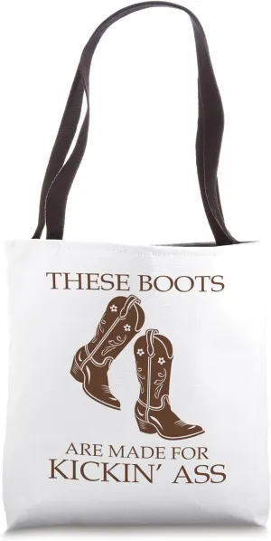 Cowboycore Kickin Ass Save A Horse Ride A Cowboy Saddle Up Tote Bag