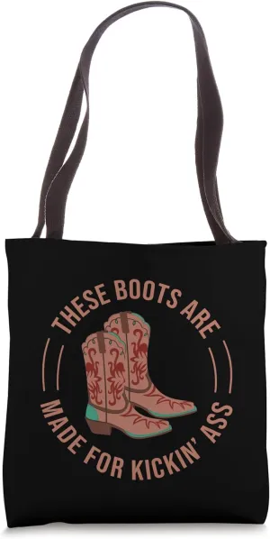Cowboycore Kickin Ass Save A Horse Ride A Cowboy Saddle Up Tote Bag