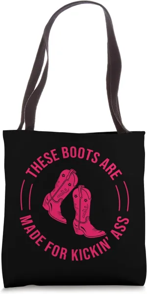 Cowboycore Kickin Ass Save A Horse Ride A Cowboy Saddle Up Tote Bag