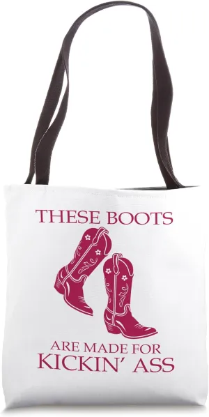 Cowboycore Kickin Ass Save A Horse Ride A Cowboy Saddle Up Tote Bag