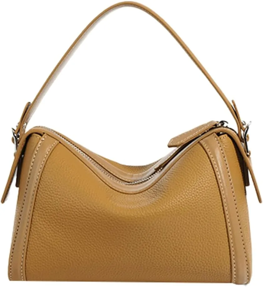 Crossbody Bag for Women Leather Tote Handbag Genuine Crossbody Purse Handbag Shoulder Bags Hobo Top-Handle Bag
