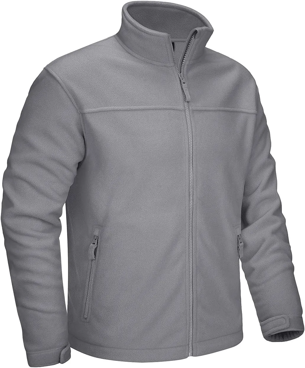 CRYSULLY Men's Fleece Tactical Military Jacket Winter Full Zip Warm Thicken Military Coats