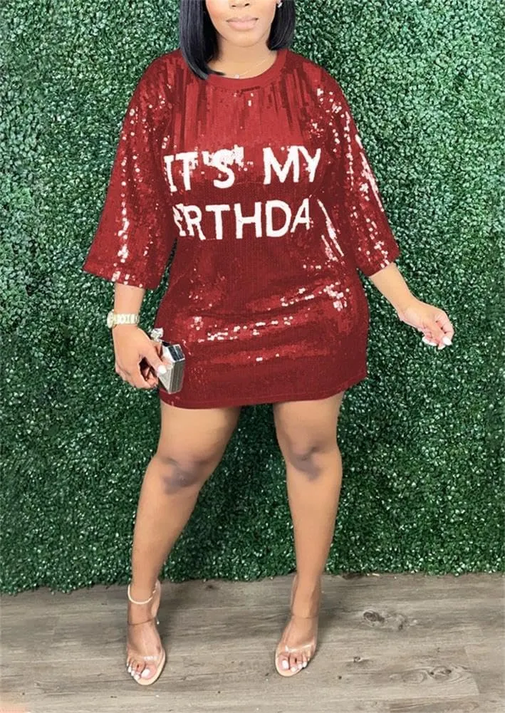 cu4eve Sequin T Shirt Dress for Women, Women's Summer Sparkly Glitter Short Sleeve Midi T-Shirt Dress Plus Size Loose Blouse