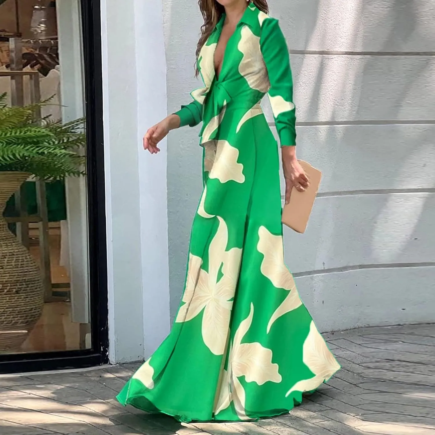 Dressy Jumpsuits for Women Evening Party Wedding Guest Plus Size Sleeveless Rompers Wide Leg Long Pants