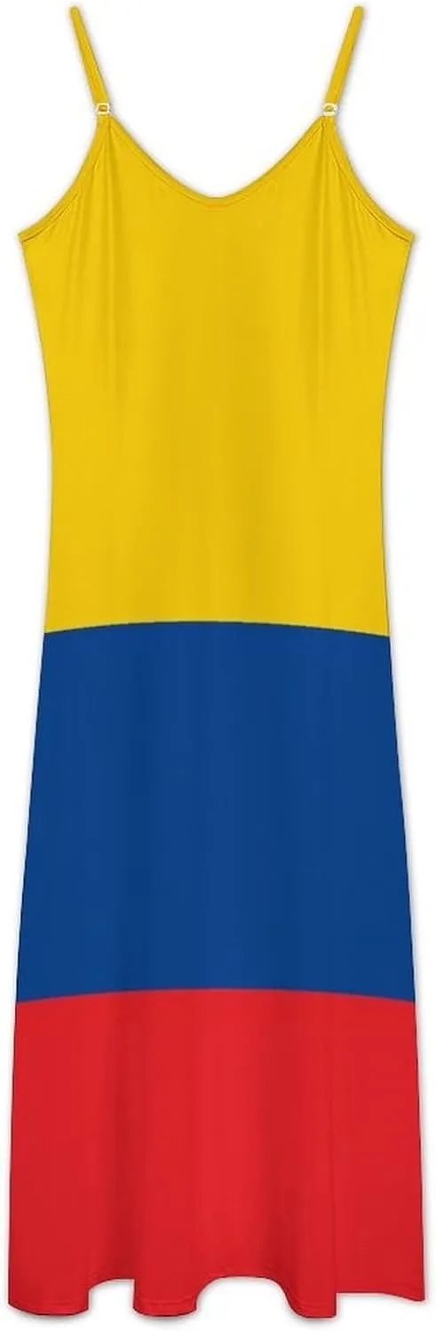 Flag of Burundi Women Summer Camisole Long Skirt, Beach Skirt, Suspender Dress, Fishtail Skirt
