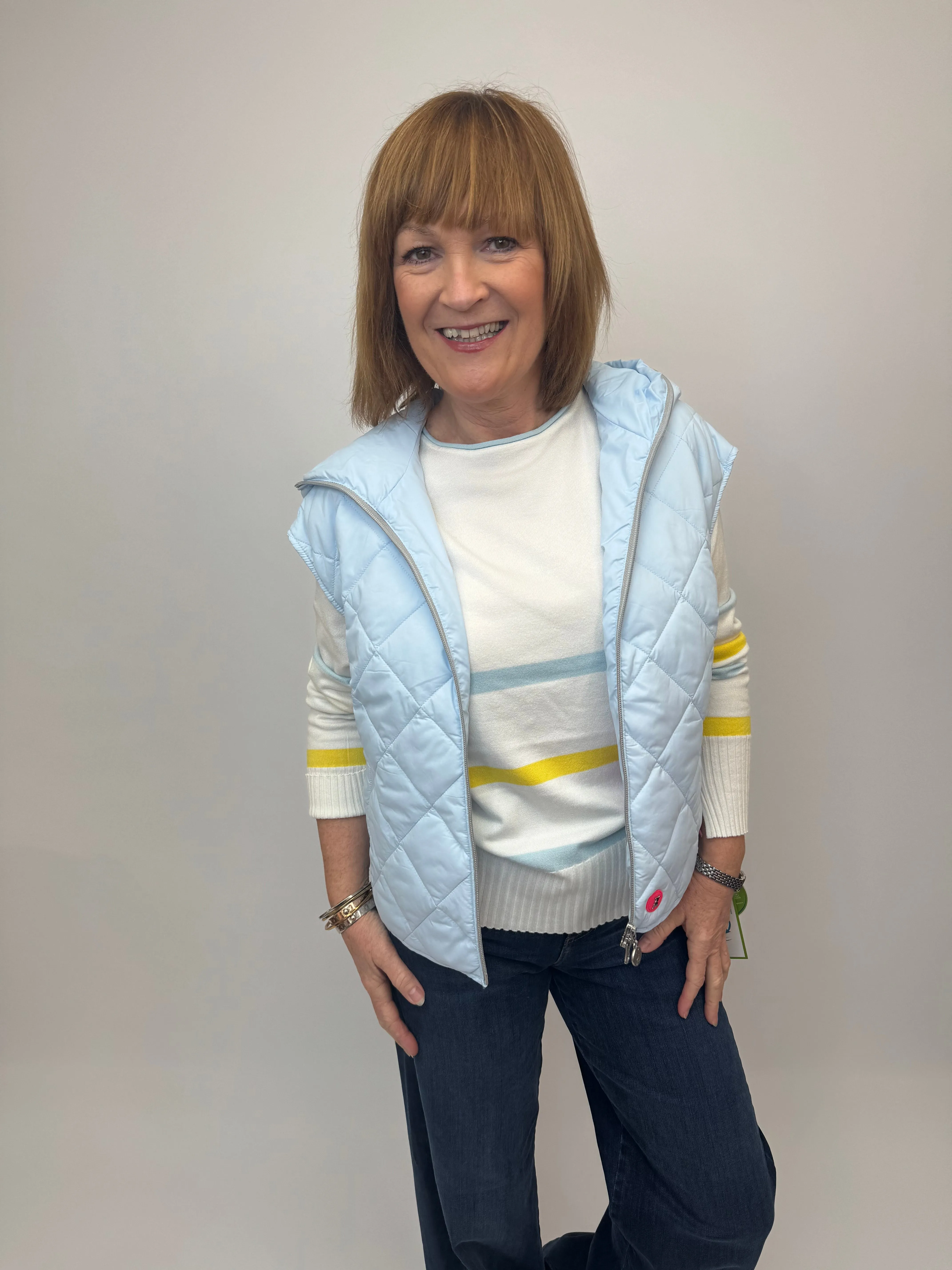 FRIEDA AND FREDDIES Blue Gilet