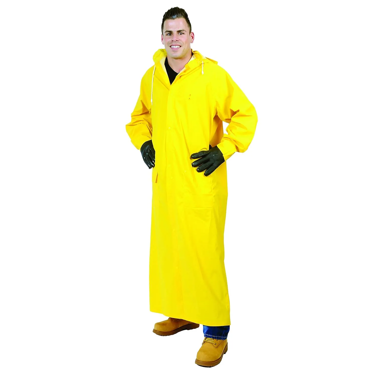 Galeton mens RAINCOAT, Yellow, X-Large Tall US