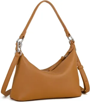 Genuine Leather Hobo Bag for Women, Small Shoulder Bags and Hobo Crossbody Bags for Women with Adjustable Strap