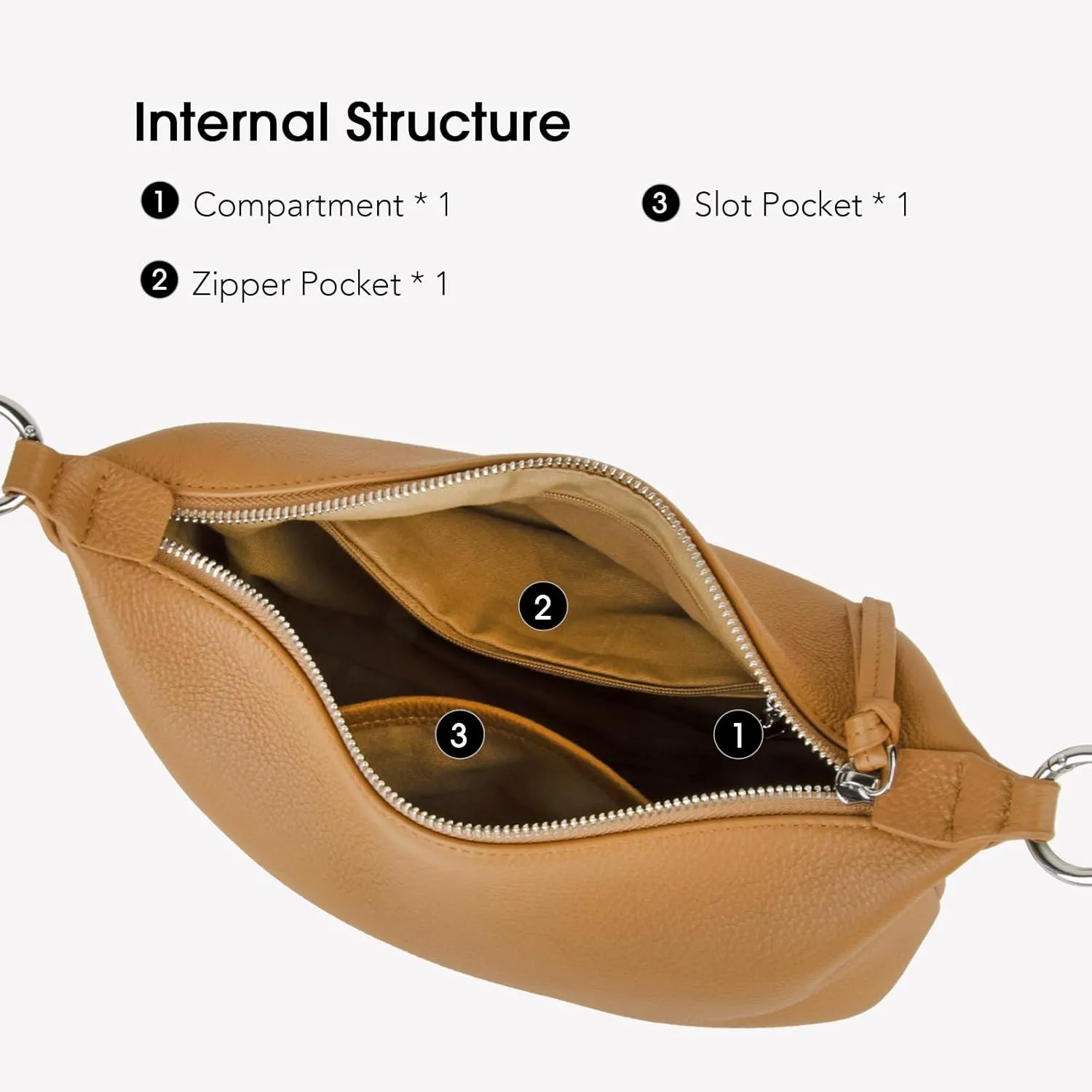 Genuine Leather Hobo Bag for Women, Small Shoulder Bags and Hobo Crossbody Bags for Women with Adjustable Strap