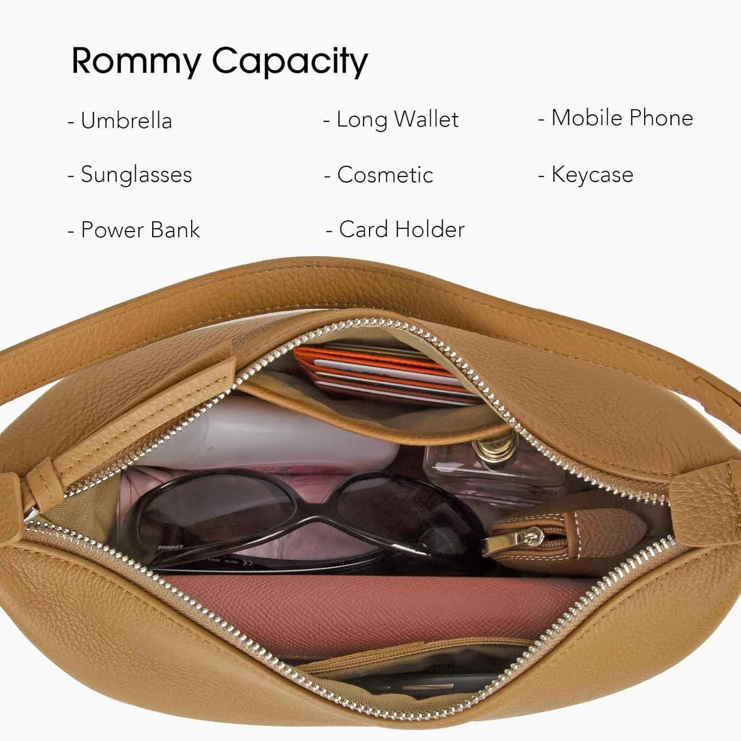 Genuine Leather Hobo Bag for Women, Small Shoulder Bags and Hobo Crossbody Bags for Women with Adjustable Strap