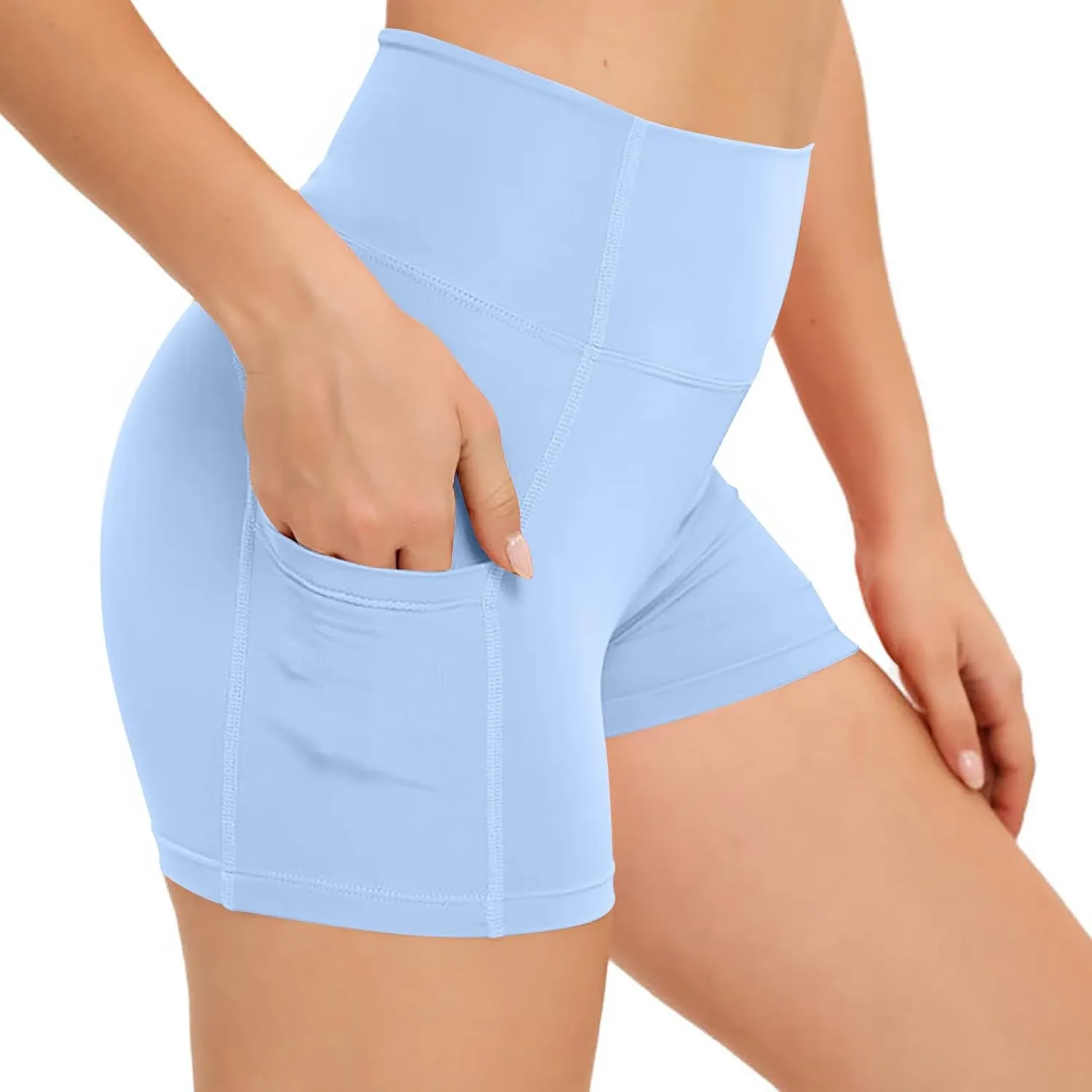 HGps8w Women's Running Onesie Workout Rompers Short Athletic One Piece Jumpsuits Summer Outfits Yoga Gym Clothes with Pockets