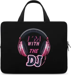 I'm with The DJ Laptop Case Laptop Bag Laptop Sleeve with Handle Computer Case Carrying Cover 12inch