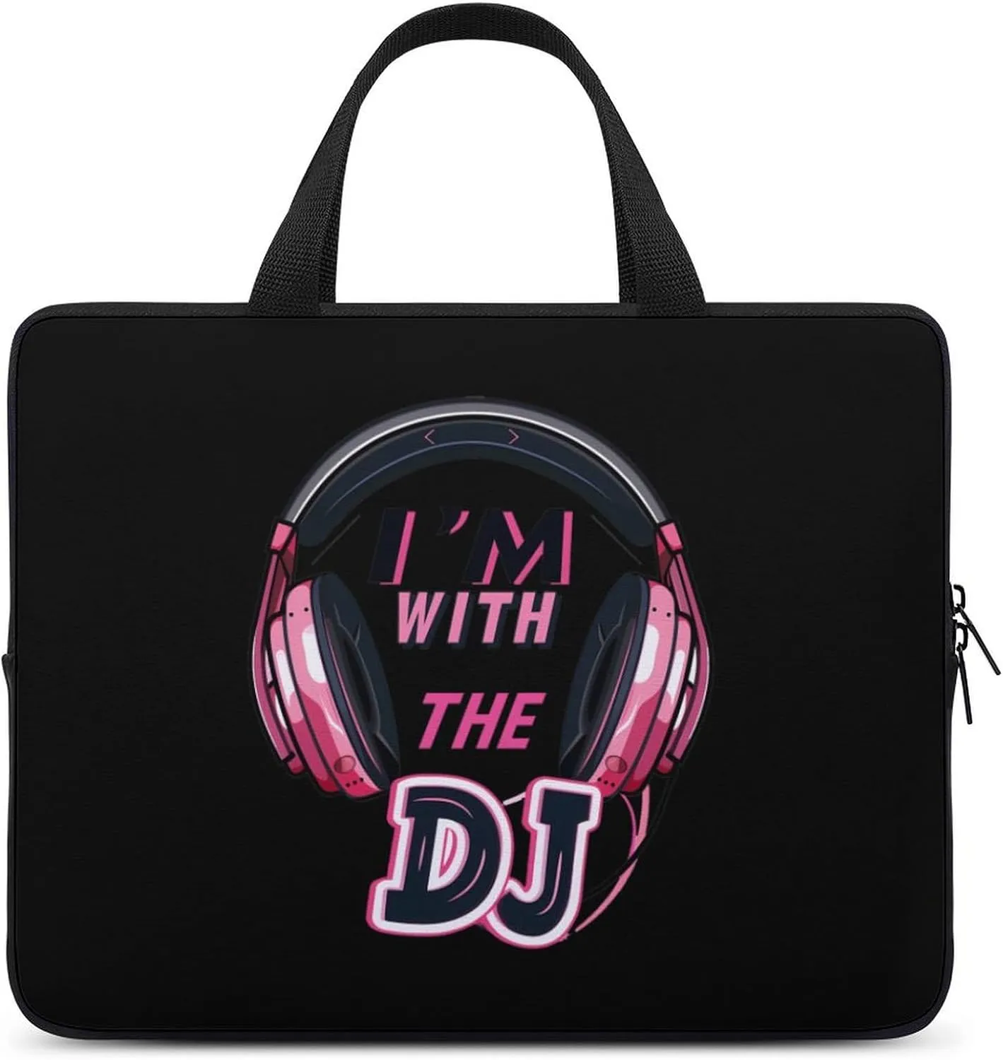 I'm with The DJ Laptop Case Laptop Bag Laptop Sleeve with Handle Computer Case Carrying Cover 12inch