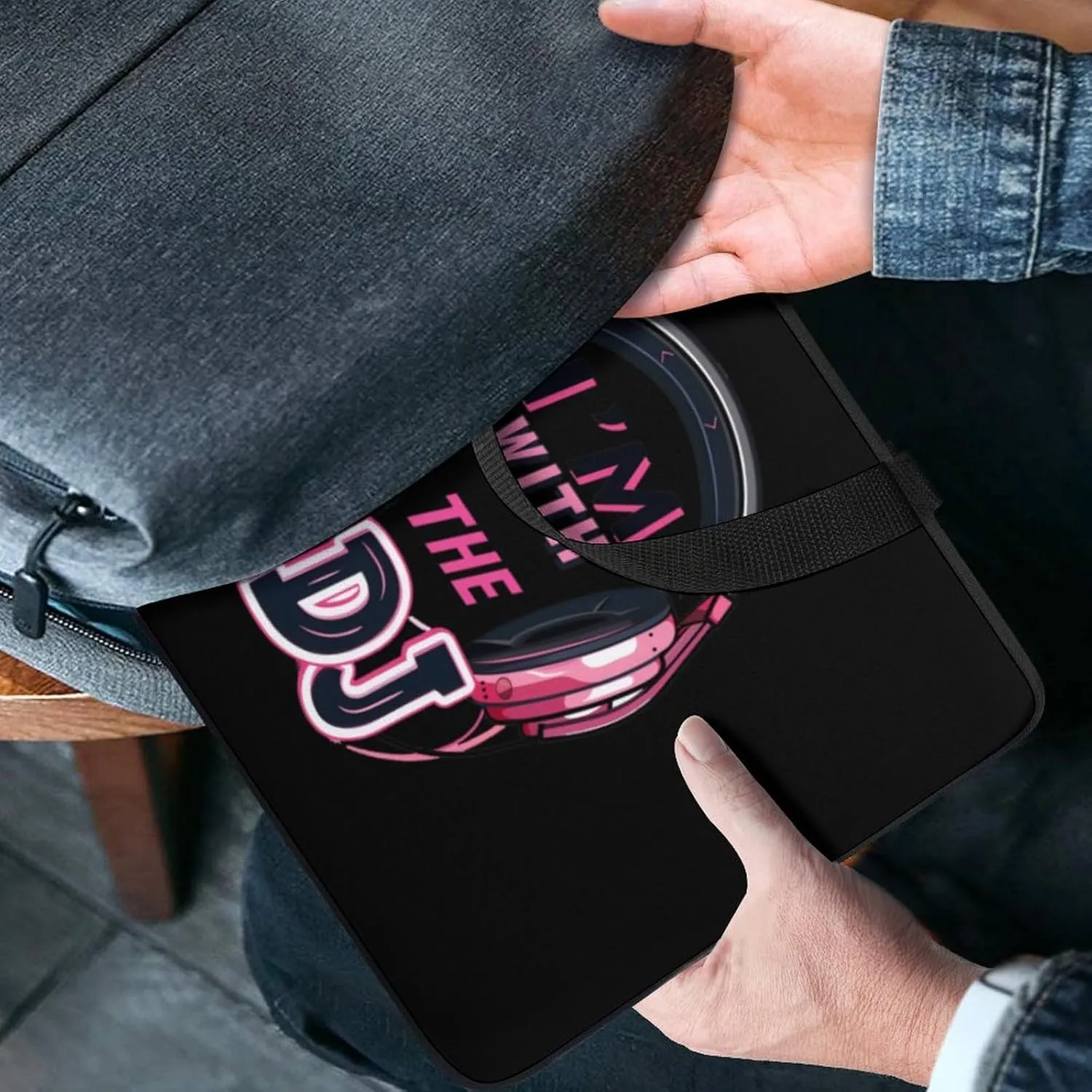 I'm with The DJ Laptop Case Laptop Bag Laptop Sleeve with Handle Computer Case Carrying Cover 12inch