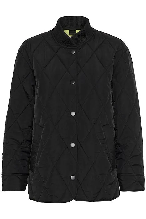 KAFFE KAlorena Quilted Jacket Black