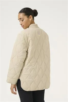KAFFE KAlorena Quilted Jacket Black