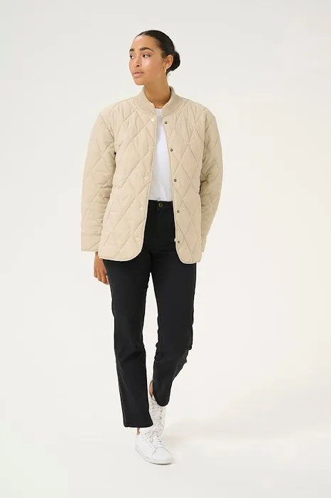 KAFFE KAlorena Quilted Jacket Black