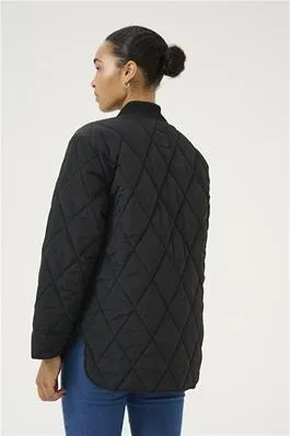 KAFFE KAlorena Quilted Jacket Black