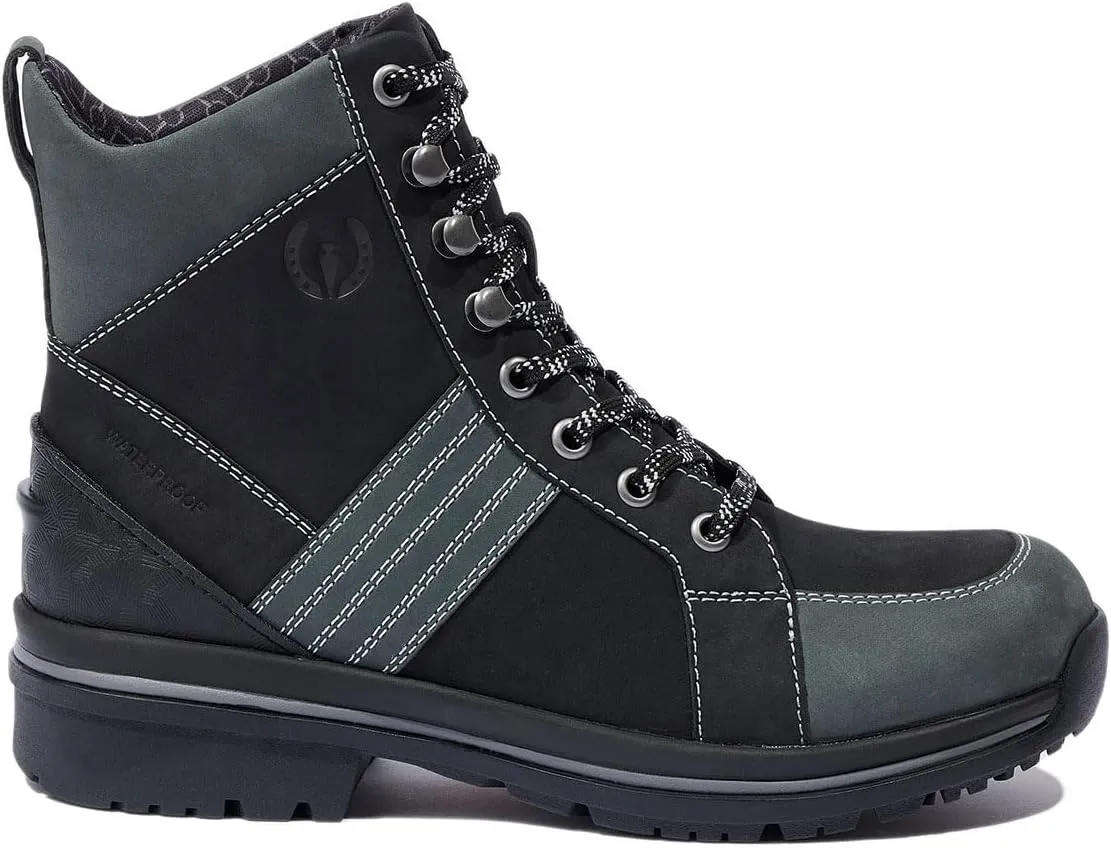 Kerrits Trail Blazer Lace Up Waterproof Barn Boot  Women's Leather Horse Riding & Hiking Boots, Wide Footbed, 1" Heel