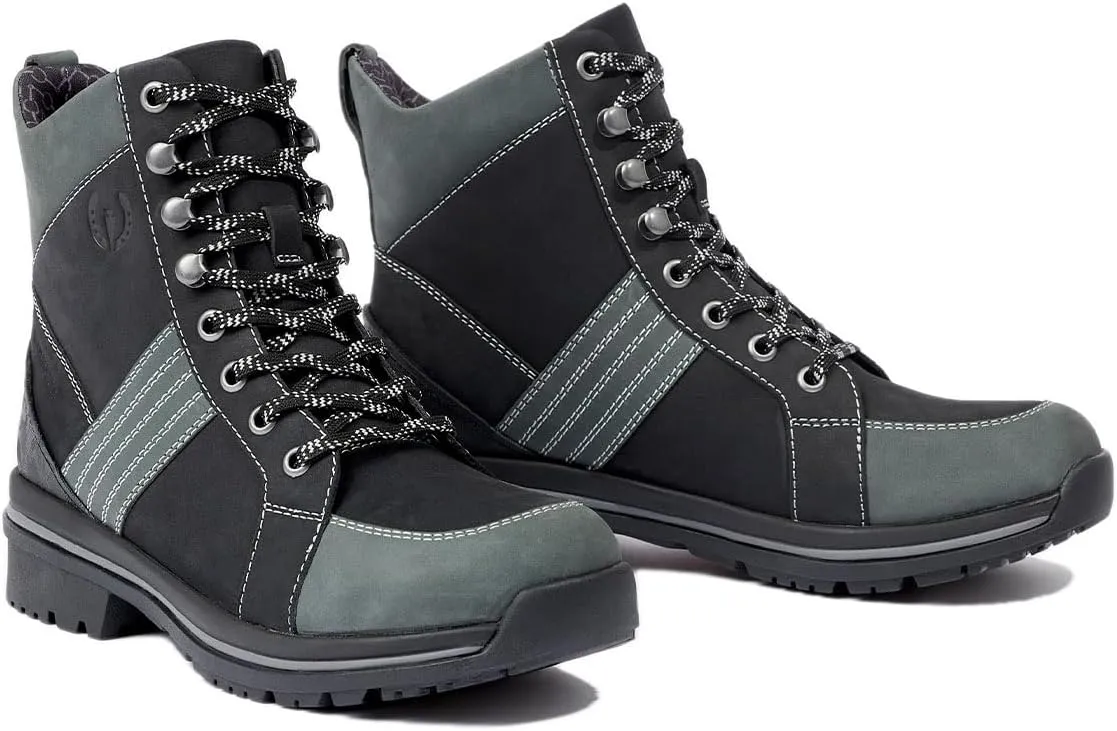 Kerrits Trail Blazer Lace Up Waterproof Barn Boot  Women's Leather Horse Riding & Hiking Boots, Wide Footbed, 1" Heel