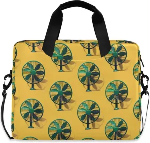 Laptop Bag Fits Up to 16 Inch Computer Summer Green Fans Laptop Briefcases for Men Women