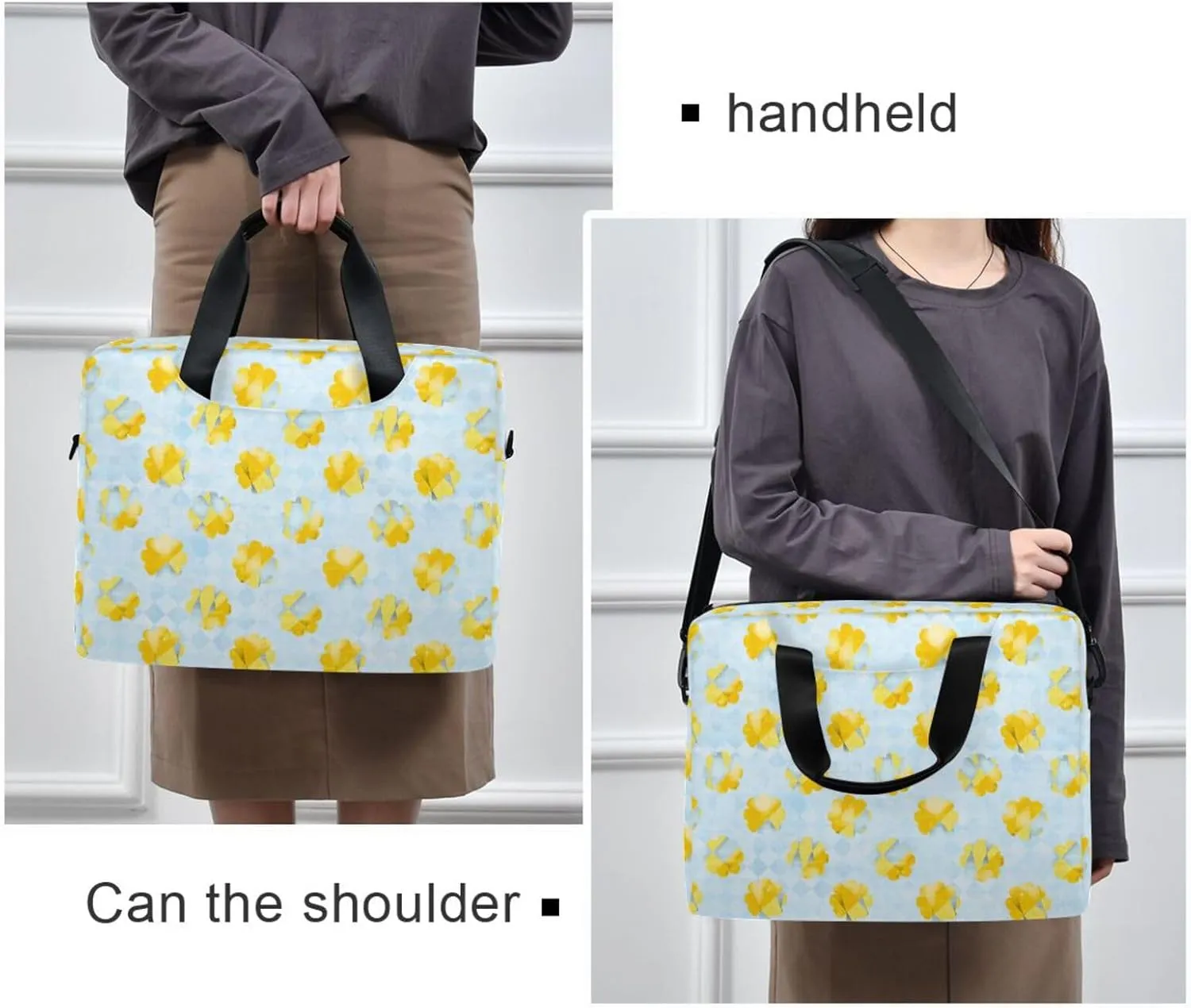Laptop Bag Shoulder Bags Messenger Bag for Women Men Crossbody Document Case Briefcases Leather Computer Work Office